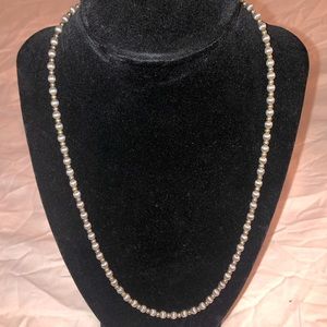 Silver 925 Beaded Necklace